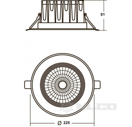 Светильник NLCO TRD33-71 (new)